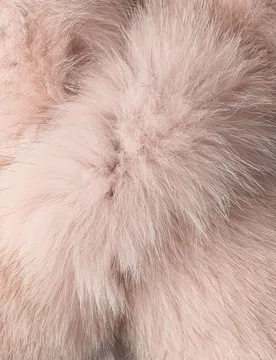 Boa de pelo de zorro con ojal cruzado - De la Roca - FashionsVida
