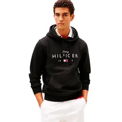 Felpa Con Cappuccio Logo Graphic Black XL