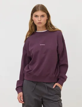 Sudadera de mujer de 100% algodón orgánico nature cherry - Blue Banana - FashionsVida