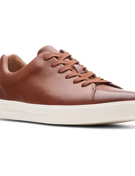 Shoes Sneaker Costa Lace British Tan Leather EU 41 - Clarks - FashionsVida