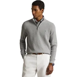 Layer Cotton Coolmax Half Zip, grau s
