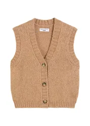 Knit Cardigans Sleeveless female