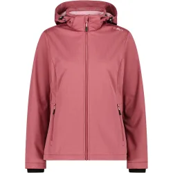 Woman jacket zip hood chaqueta softshell mujer Rosa (42)