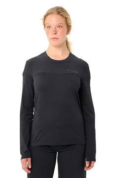Maglietta A Maniche Lunghe Moab Ls Pro Black - Vaude Bike - FashionsVida