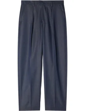 Pantalones de vestir masculino corte ancho efecto vaquero con pinzas - sandro - FashionsVida