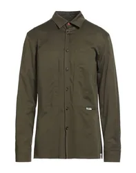 Hemd Herren Militärgrün S Herren