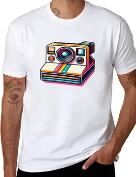 Classic 80s Polaroid Camera T-Shirt man graphic t shirt g man t shirts for men T-Shirt - Aliexpress - FashionsVida