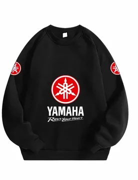 YAMAHA logo Spring Autumn Fashion Men's and Pullover Supernatural Loose Casual Style Sportswear Clothes O-Neck Sweatshirt - Aliexpress - FashionsVida
