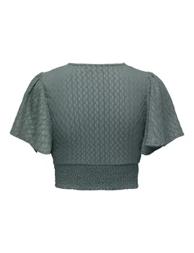 ONLHANNAH S/S SMOCK TOP JRS female - M - FashionsVida