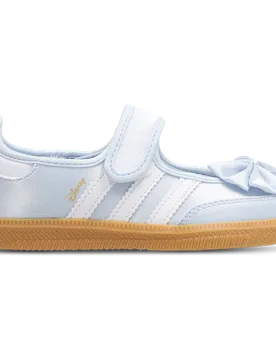 Samba Toddler Trainers - Blue - Size 12.5 - Leather - Blue - Size: 12.5 - Adidas - FashionsVida