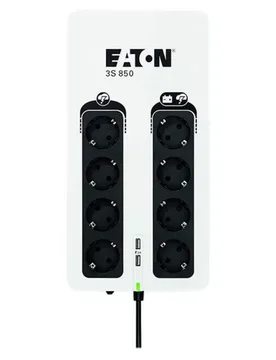 Tour Onduleur 3s 850 Din 850va 8 Prises 510w White / Black One Size unisex - Eaton - FashionsVida