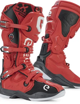 Stivali Moto Cross Enduro X-Legend Rosso nero taglia 40 - Eleveit - FashionsVida