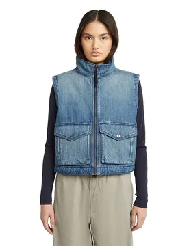 Gilet 2 Pocket Padded Antique Faded Thames M - G-Star - FashionsVida