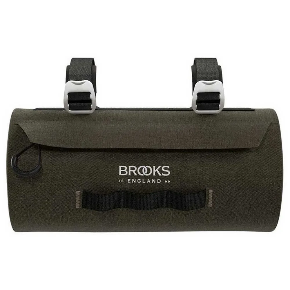 Borsa Per Manubrio Scape Pouch 3l Mud Green - Brooks england - FashionsVida