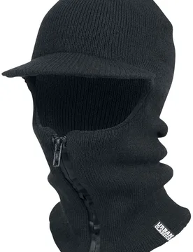 Mütze - Zipped Balaclava Visor - schwarz - Unisex - unisex - Urban classics - FashionsVida