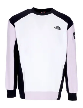 Felpa Girocollo Donna Seasonal Crew White/lavender Fog/black - The North Face - FashionsVida