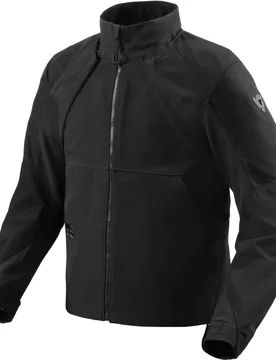Giacca Moto Softshell Antivento CONTINENT Nero taglia M - Rev'it - FashionsVida