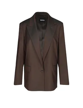 Boss Blazer JEMMALA marron 42 - BOSS - FashionsVida
