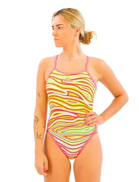 Flow Revolution Swimsuit Pink S Women - TURBO - FashionsVida
