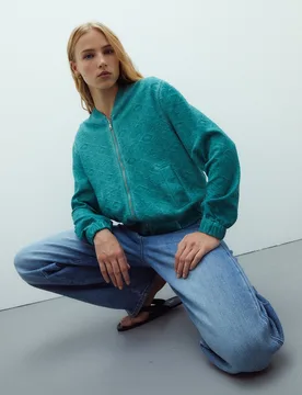 Chaqueta de mujer con manga larga - Andam - FashionsVida