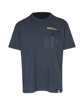Camiseta azul oscuro XXL - Aeronautica Militare - FashionsVida