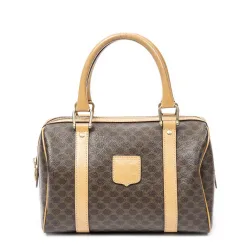 Pre-Owned Womens Vintage Mini Boston Handbag - Brown - One Size