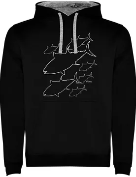 Tuna Hoodie Black XL Men,Women - Kruskis - FashionsVida