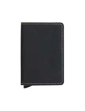 Portefeuille - Slimwallet noir mat & ocre noir - SECRID - FashionsVida