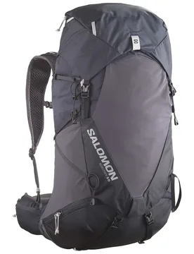 Sac à dos de trekking - Aerotrek 50 Anthracite/Nine Iron - Taille M/L - Gris - Salomon - FashionsVida