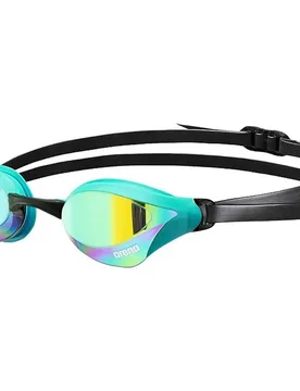 Cobra Core Swipe Mirror Swimming Goggles Emerald / Peacock One Size Men,Women - Arena - FashionsVida