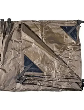 Mehrzweckplane Tarp Basha 300 x 300 cm - Steingrau Oliv Steingrau Oliv adult - A. Blöchl - FashionsVida