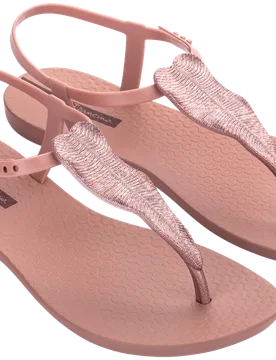 Womens Class Flora Sandal Fem Pink/rose/brown - Ipanema - FashionsVida