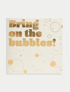 Gold Bubbles Gift Card No Colour - M&S - FashionsVida