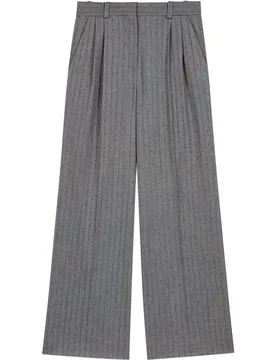 Pantalones de vestir de mujer rectos con strass - Maje - FashionsVida