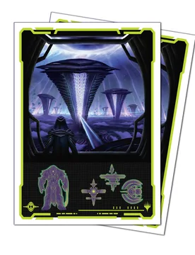 MTG Edge of Eternities 105ct Apex Deck Protector sleeves featuring Susur Secundi, Void Altar - Ultra PRO - FashionsVida