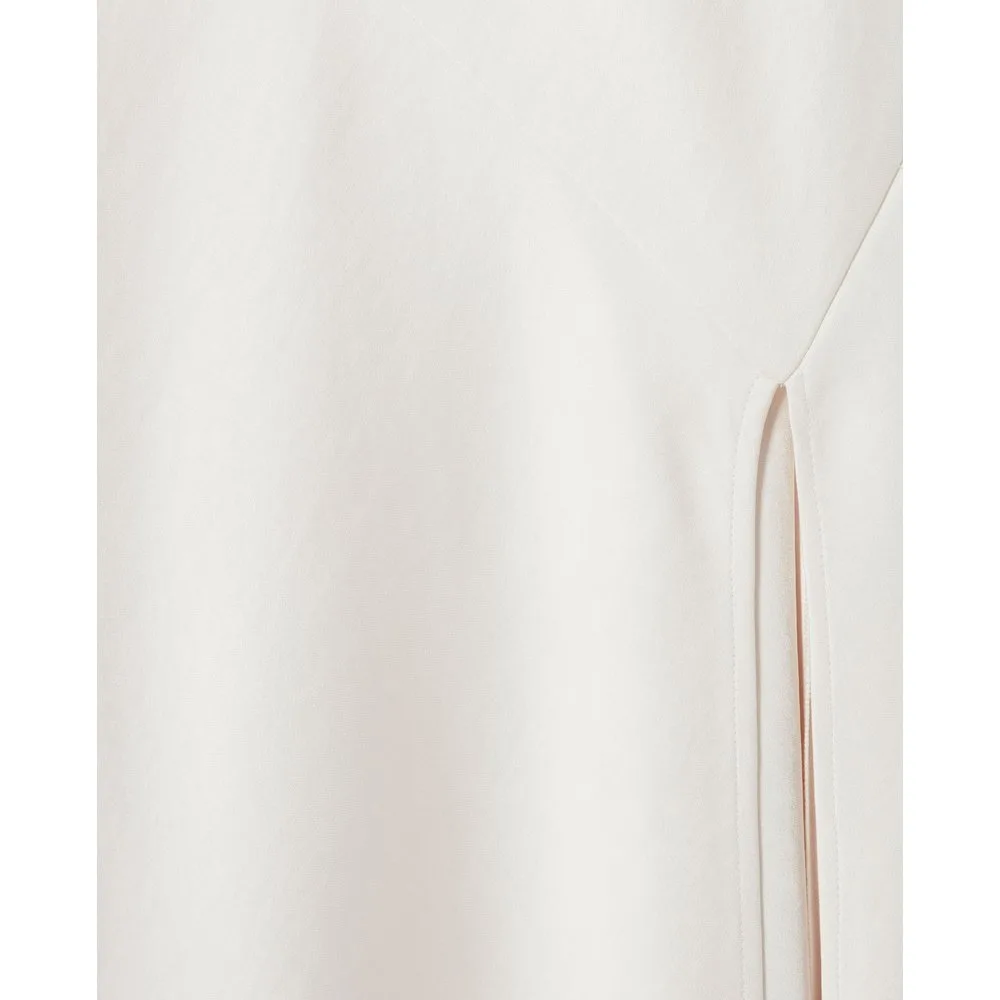 Vestido midi fluido con cuello victoriano - CLAUDIE PIERLOT - FashionsVida