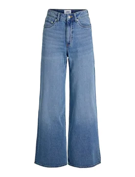 Jeans A Vita Alta Tokyo R35 Wide Leg Jjxx Medium Blue Denim 32 - Jack & jones - FashionsVida