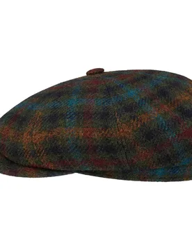 Hatteras Haworth Wool Flat Cap by - mixed colours - Size: XL (60-61 cm) - Stetson - FashionsVida