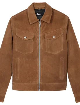 Cazadora de hombre de ante - The Kooples - FashionsVida