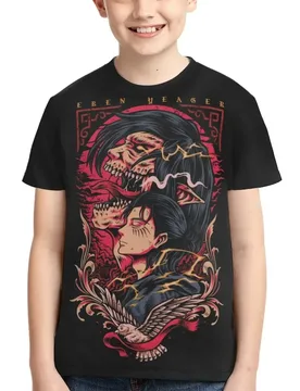 Anime Attack On Titan T Shirt - Short Sleeve Crew Neck Soft Fitted Tee Shirts for Teen Girl & Boy - Aliexpress - FashionsVida