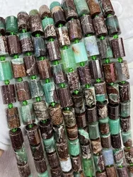 High Quality Natural Green Chrysoprase Real Gemstone Loose Beads 16" Strand Jewelry Making DIY