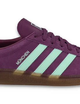 München W - Sneaker - lila tuerkis - Herren - Size: 38 - Adidas - FashionsVida