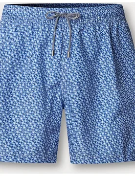 Bañador de hombre estampado geométrico - Façonnable - FashionsVida