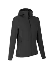 Giacca in pile da donna Violet Octafleece Hoodie nero 38