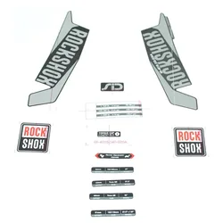 Kit Di Adesivi Sid 26/27.5/29´´ Silver / Black