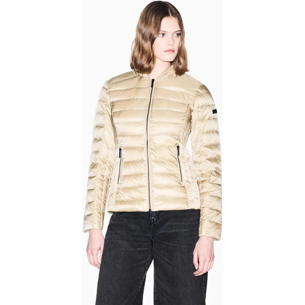 Plumífero de mujer guateado en pluma real - Armani Exchange - FashionsVida