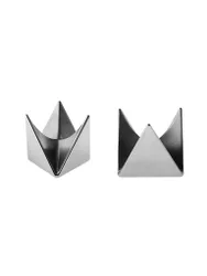Eierbecher 2-er Roost 4,5cm silber