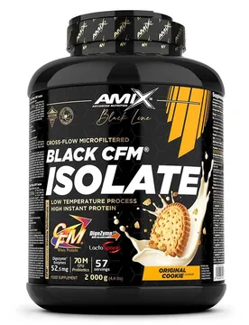 Proteina Black Cfm Isolate Whey 2kg Biscotti - Amix - FashionsVida