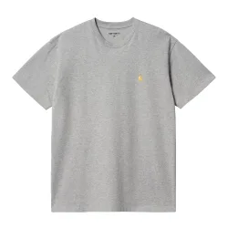 Chase Tee Grey Heather / Gold S Herren