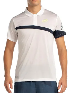 Lucir Short Sleeve Polo White S - Bullpadel - FashionsVida